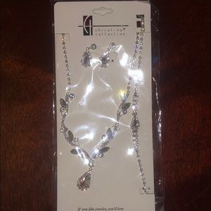 Silver formal jewelry set. Never worn!
